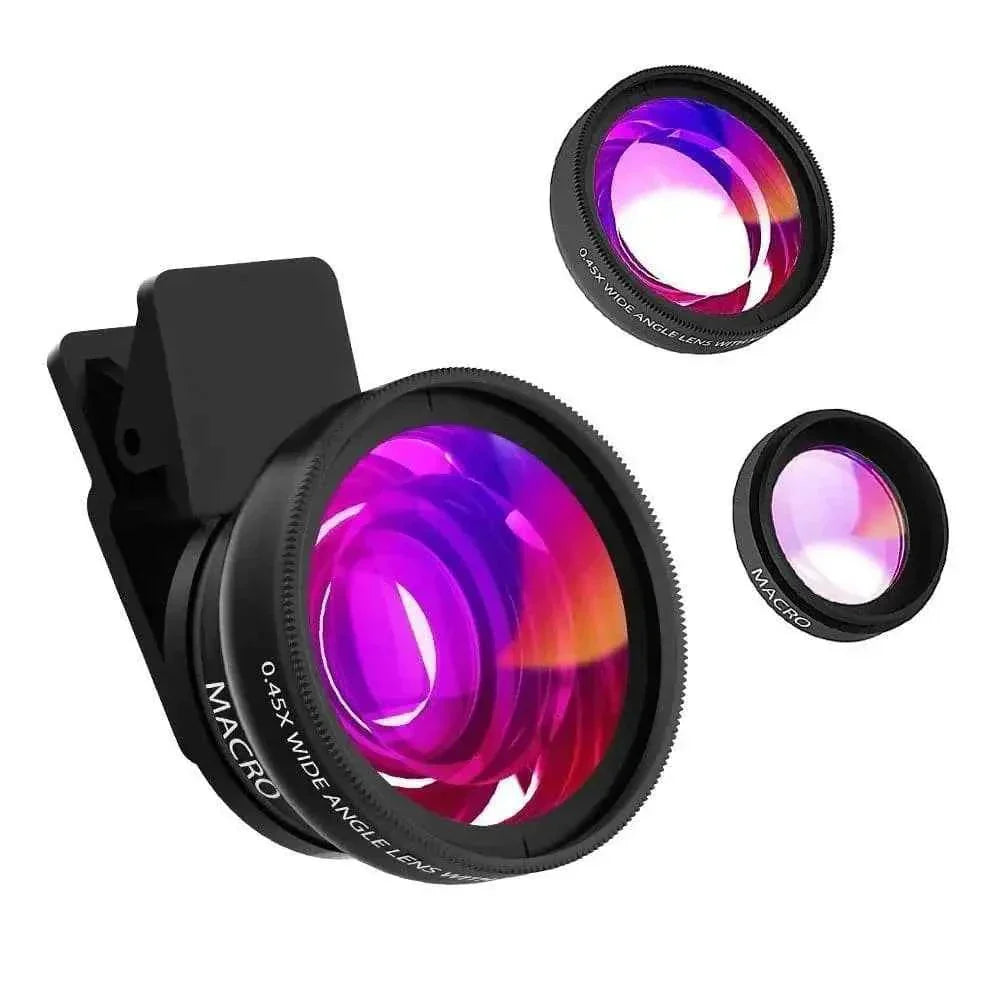 Objectif Optique 2-en-1 : Grand Angle 0,45X & Macro Haute Définition