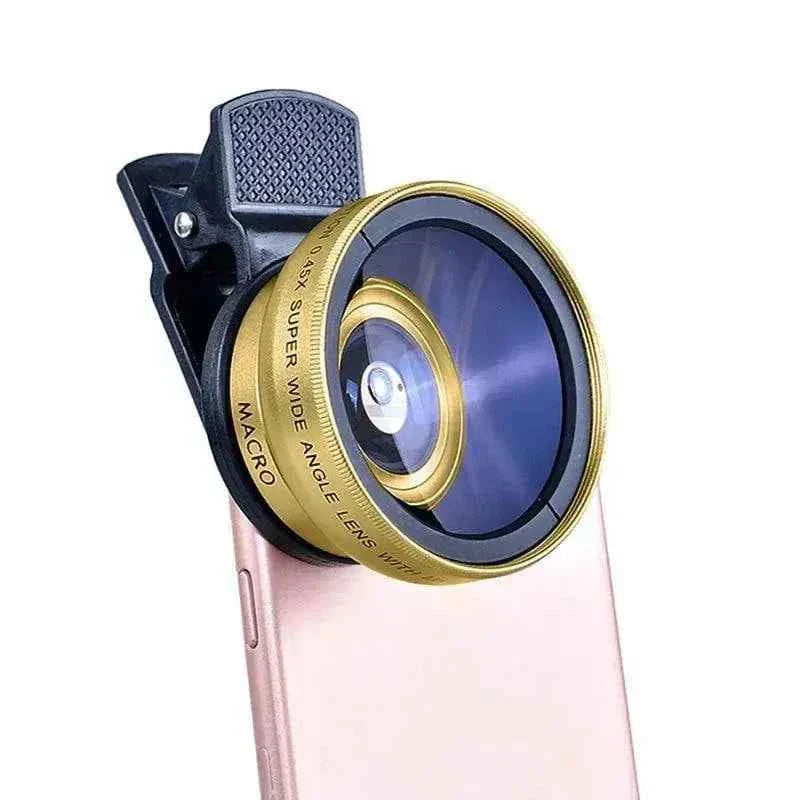 Objectif Optique 2-en-1 : Grand Angle 0,45X & Macro Haute Définition