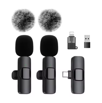 Mini Micro Lavalier Sans Fil : Audio Haute Fidélité pour Créateurs