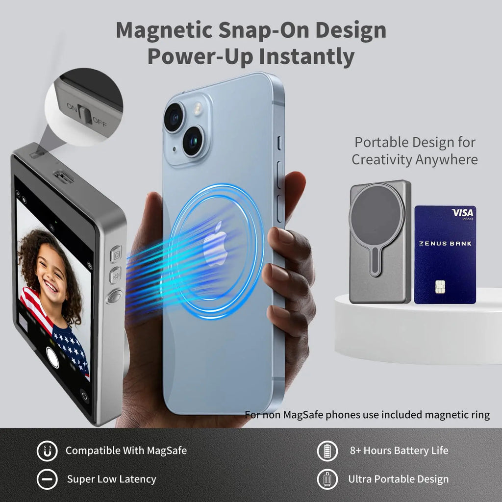 Écran Selfie Magnétique ILEPO : La Qualité Cinéma pour vos Vlogs
