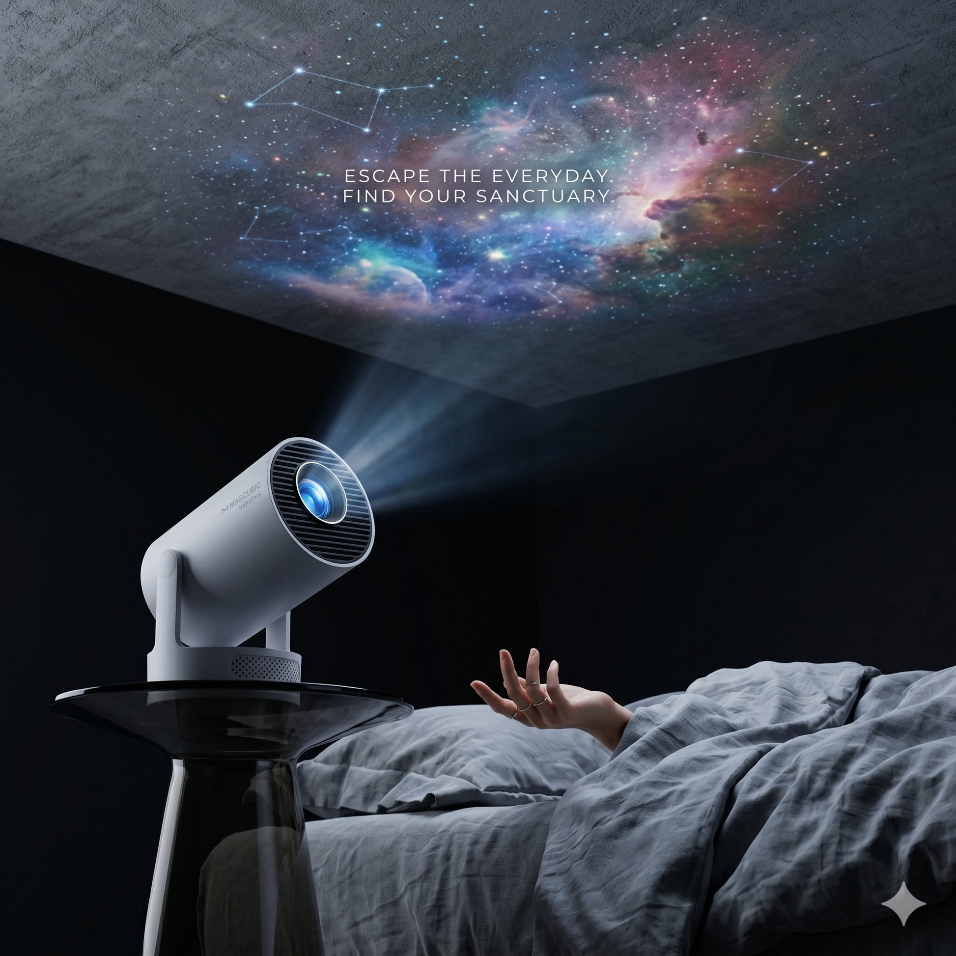 Projecteur Intelligent Magcubic HY300Pro+ : L'Expérience Cinéma Nomade