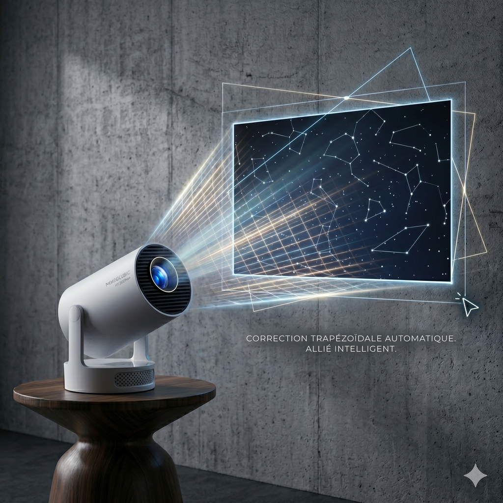 Projecteur Intelligent Magcubic HY300Pro+ : L'Expérience Cinéma Nomade