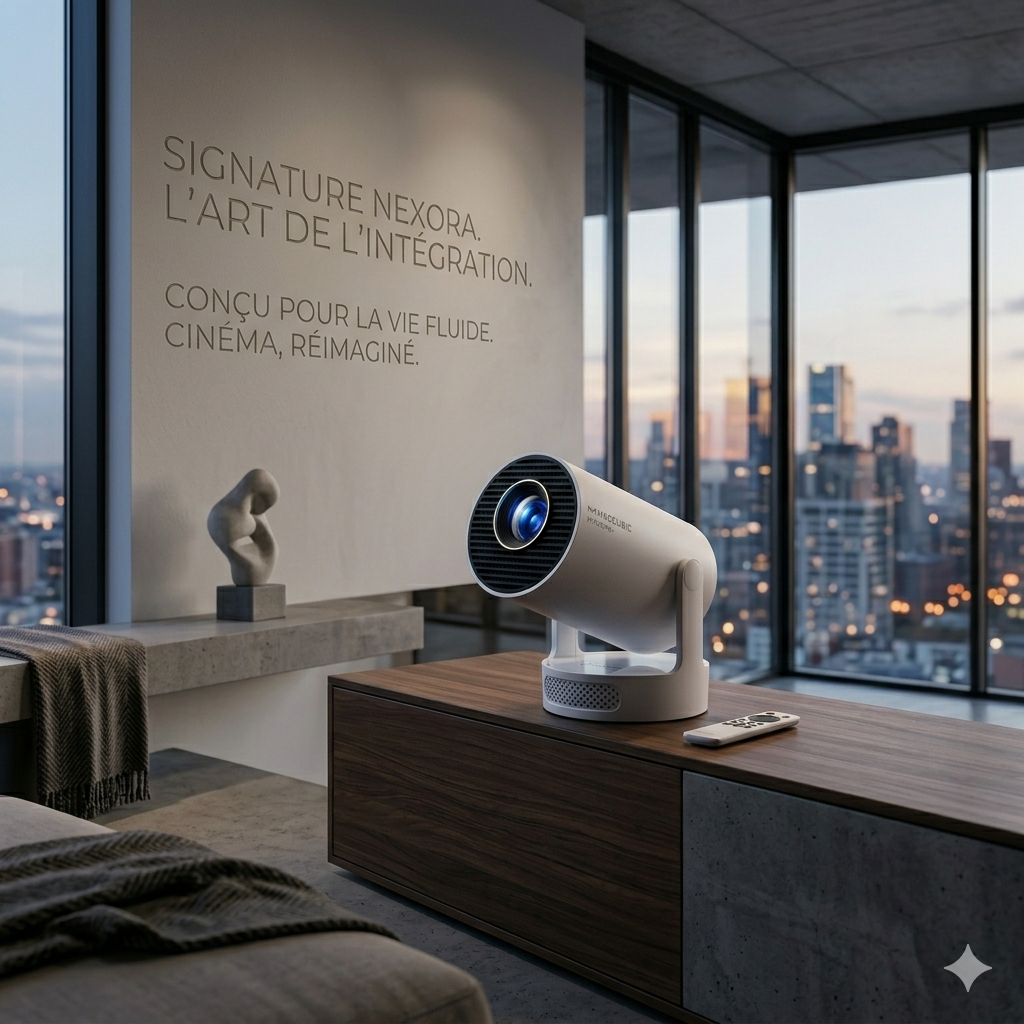 Projecteur Intelligent Magcubic HY300Pro+ : L'Expérience Cinéma Nomade