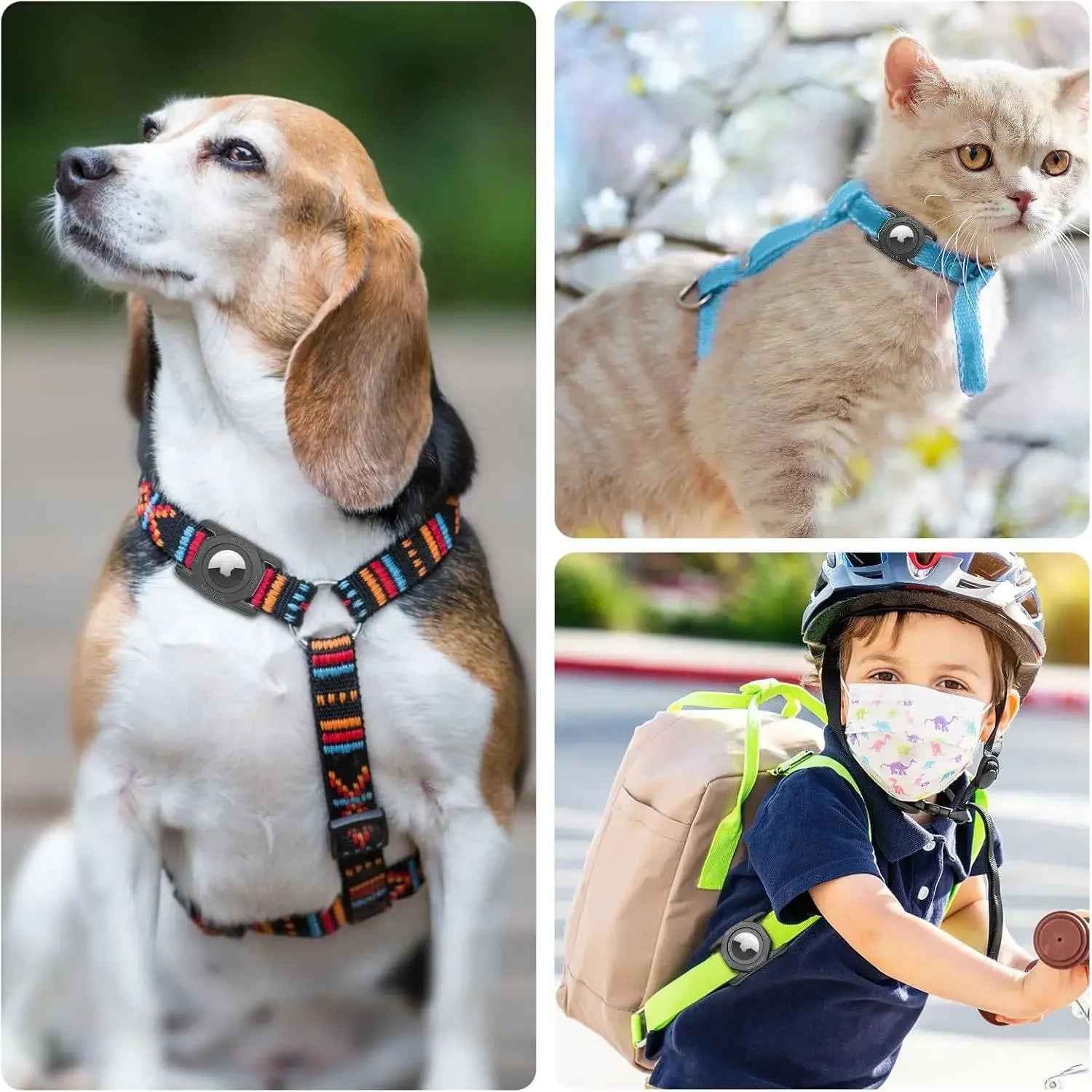 Pack de 2 Supports AirTag Étanches : Sécurité Totale pour votre Compagnon