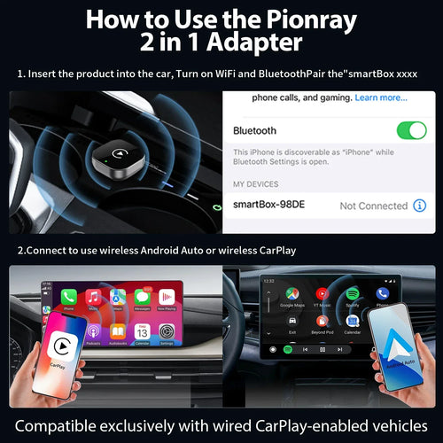 Adaptateur Sans Fil : CarPlay & Android Auto en 30 secondes