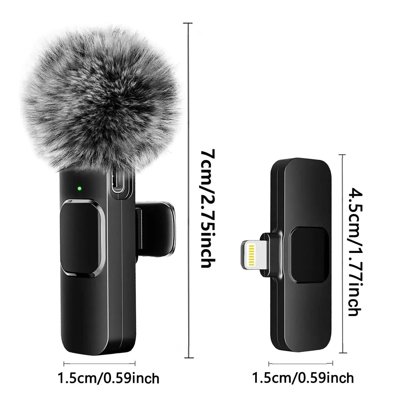 Mini Micro Lavalier Sans Fil : Audio Haute Fidélité pour Créateurs