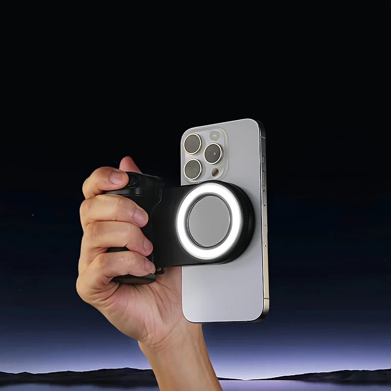 Poignée Créateur MagSafe : Stabilisation, Éclairage & Contrôle Total