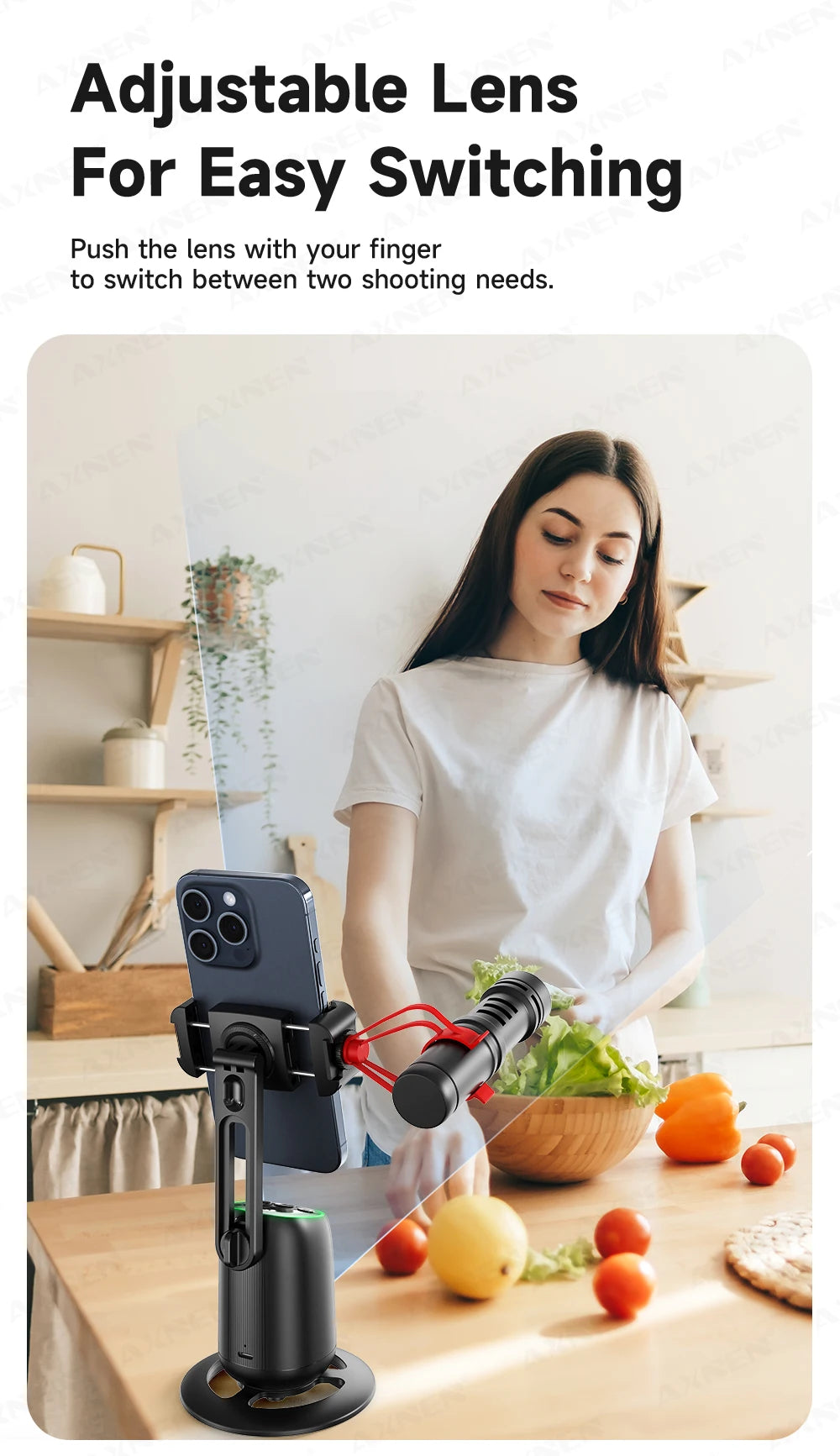 Stabilisateur Intelligent AXNEN P05 : Votre Studio Vidéo Automatique