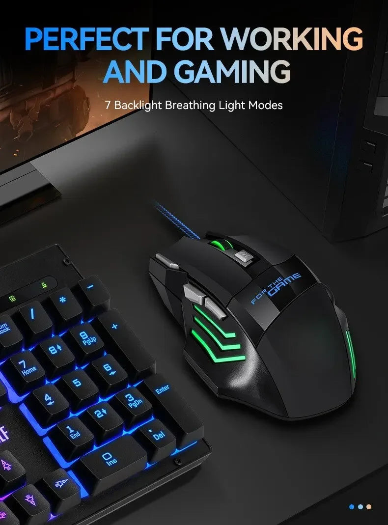 Souris Gaming 7D RGB : Précision Esports & Design Immersif