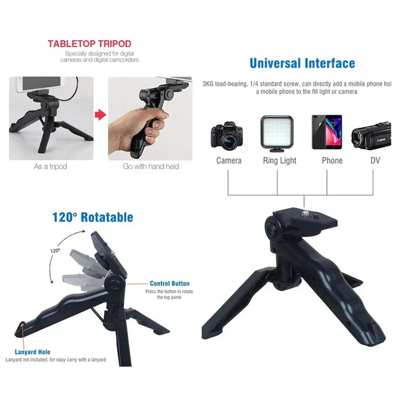 Kit Vidéo Complet 3-en-1 : Votre Studio Mobile de Créateur