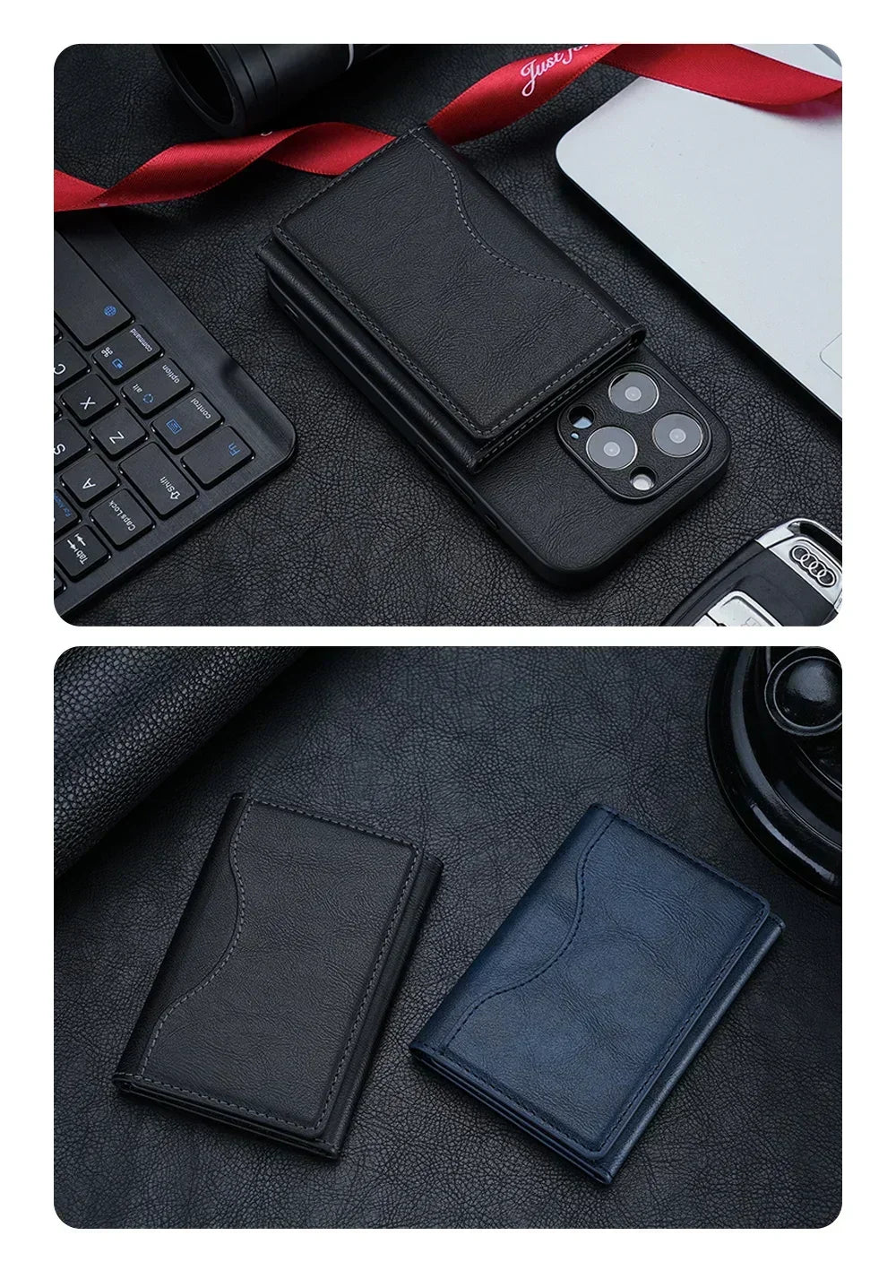 Porte-Cartes Magnétique Premium : L'Essentiel au Dos de votre Smartphone