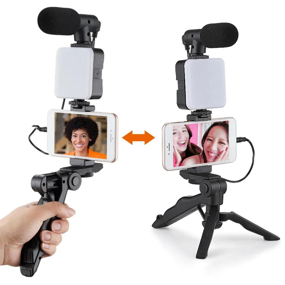 Kit Vidéo Complet 3-en-1 : Votre Studio Mobile de Créateur