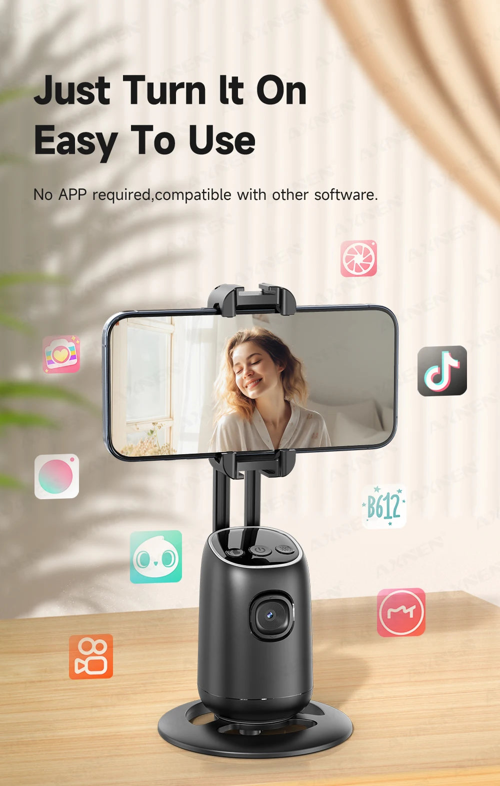 Stabilisateur Intelligent AXNEN P05 : Votre Studio Vidéo Automatique