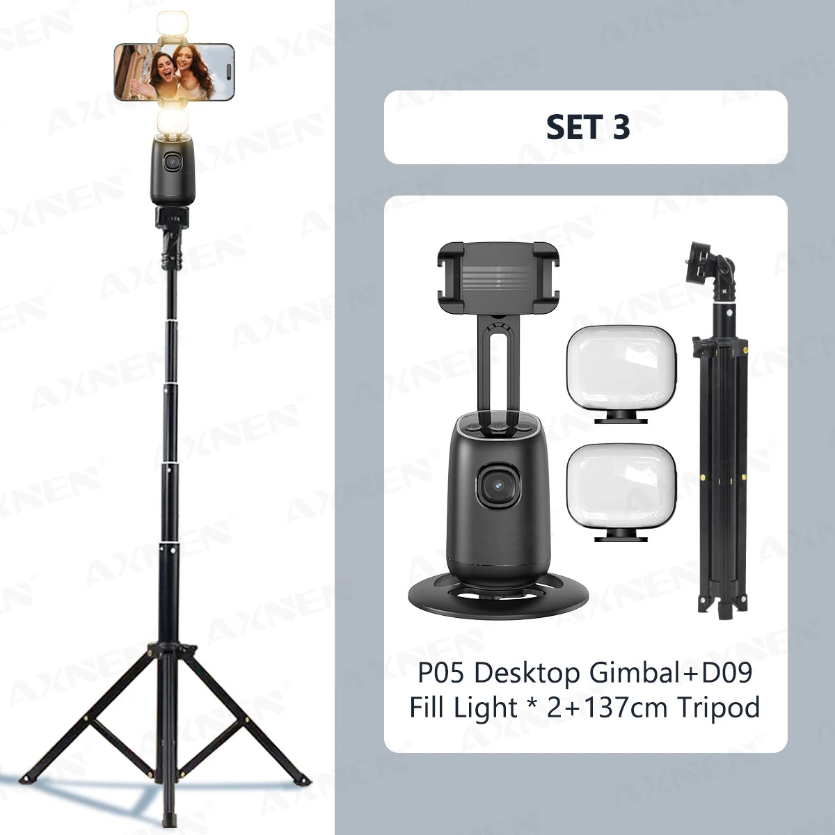 Stabilisateur Intelligent AXNEN P05 : Votre Studio Vidéo Automatique