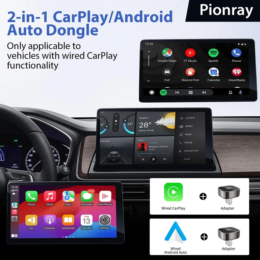 Adaptateur Sans Fil : CarPlay & Android Auto en 30 secondes