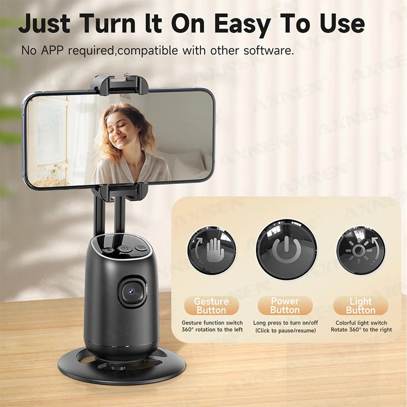 Stabilisateur Intelligent AXNEN P05 : Votre Studio Vidéo Automatique