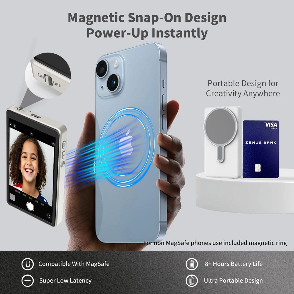Écran Selfie Magnétique ILEPO : La Qualité Cinéma pour vos Vlogs