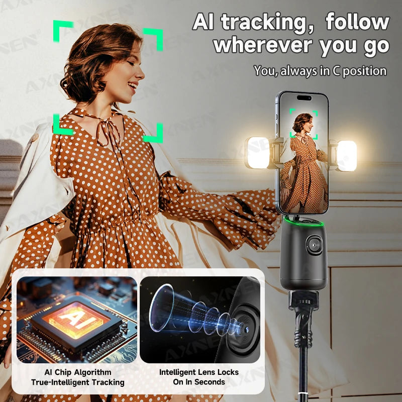 Stabilisateur Intelligent AXNEN P05 : Votre Studio Vidéo Automatique