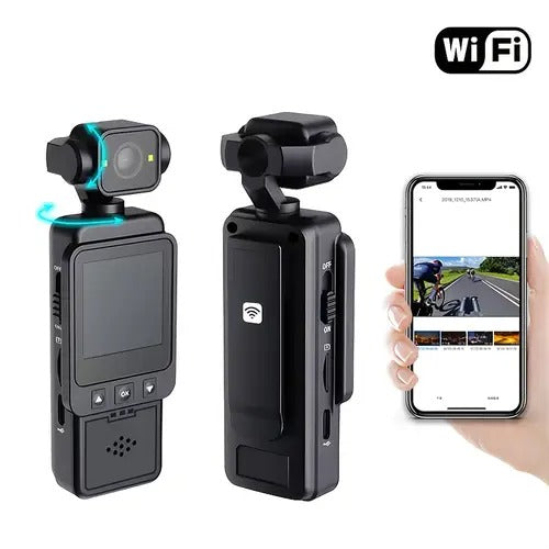 Caméra Action 4K ZRGAE : Stabilisation Pro pour vos Aventures